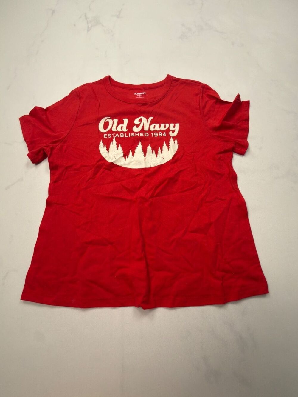 Old Navy Established 1994 Graphic Tee Red 90s Retro - Womens M